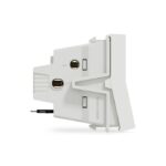 UNS161SWL1M_WE | Unica Pure-16Ax 1 Way Switch With Indicator, White - Schneider Electric