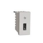 UNS21USB1P1M_WE | Unica Pure-2.1A 5V Usb Charger, 1 Module, White - Schneider Electric