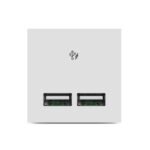 UNS21USB2P2M_WE | Unica Pure-2.1A 5V Usb Charger, 2 Module, White - Schneider Electric