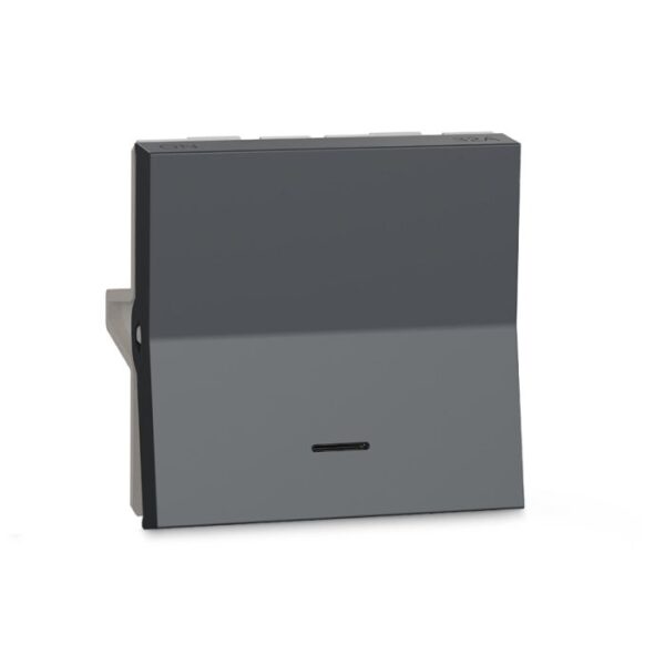UNS32DP2M_GY | Unica Pure-32A Dp Switch With Indicator, Grey - Schneider Electric