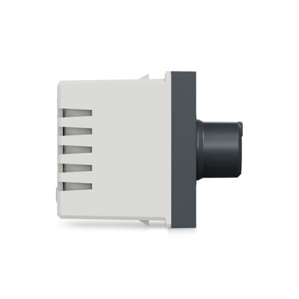 UNS4STFAN1M_GY | Unica Pure-4 Steps 360 Deg Fan Regulator, 1M, Grey - Schneider Electric