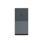 UNS6BP1M_GY | Unica Pure-6A Bellpress, 1M, Grey - Schneider Electric