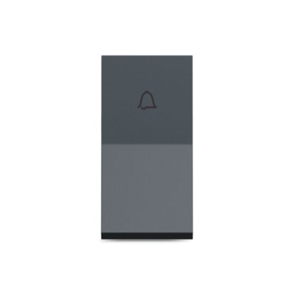 UNS6BP1M_GY | Unica Pure-6A Bellpress, 1M, Grey - Schneider Electric