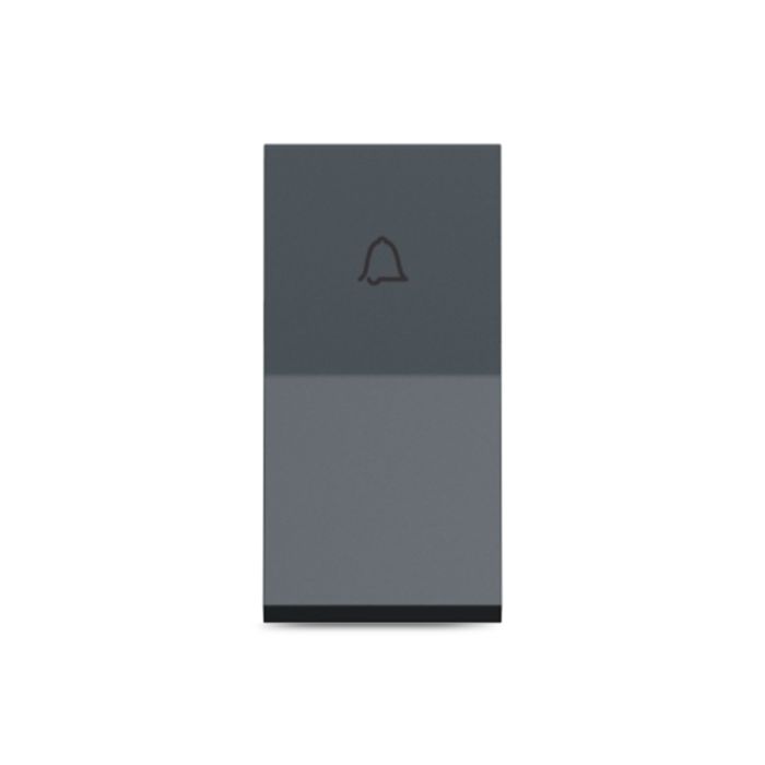 uns6bp1m_gy_iop_face_wd19_.jpg.jpg UNS6BP1M_GY | Unica Pure-6A Bellpress, 1M, Grey - Schneider Electric - Image 1