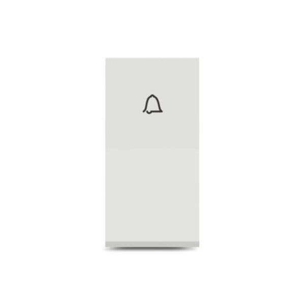 UNS6BP1M_WE | Unica Pure-6A Bellpress, 1M, White - Schneider Electric