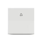 UNS6BP2M_WE | Unica Pure-6A Bellpress, 2M, White - Schneider Electric