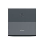 UNS6BPL2M_GY | Unica Pure-6A Bellpress With Indicator, 2M, Grey - Schneider Electric