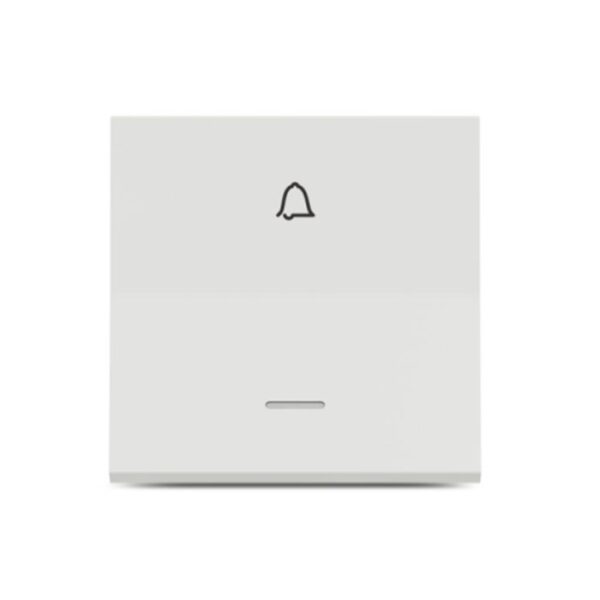 UNS6BPL2M_WE | Unica Pure-6A Bellpress With Indicator, 2M, White - Schneider Electric