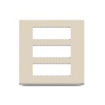 UNSCP18M_CL | Unica Pure-18M Plastic Surround & Gridplate, Cl - Schneider Electric