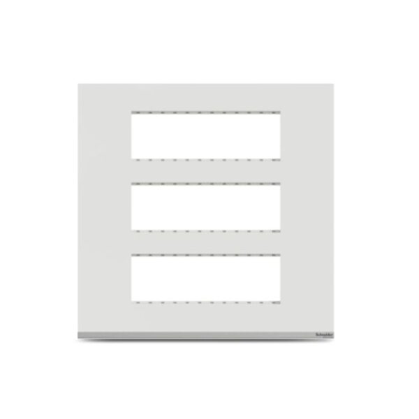 UNSCP18M_WE | Unica Pure-18M Plastic Surround & Gridplate, We - Schneider Electric