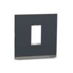 UNSCP1M_GY | Unica Pure-1M Plastic Surround & Gridplate, Gy - Schneider Electric