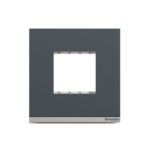 UNSCP2M_GY | Unica Pure-2M Plastic Surround & Gridplate, Gy - Schneider Electric
