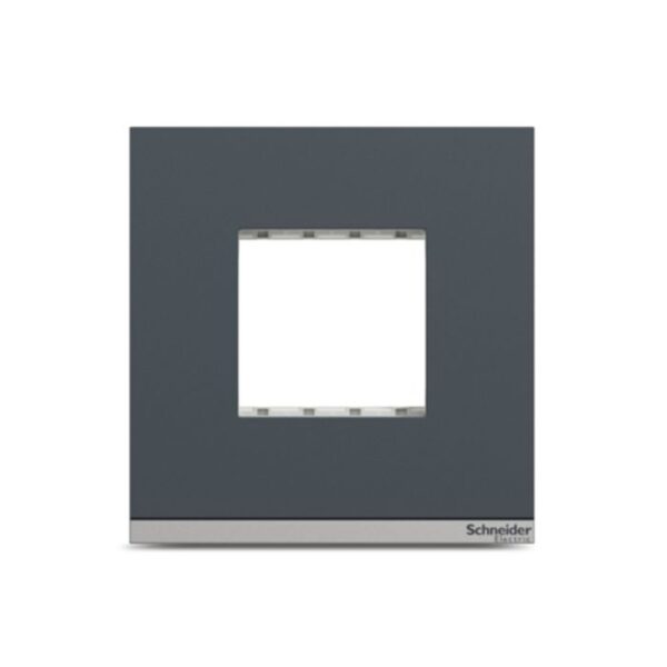 UNSCP2M_GY | Unica Pure-2M Plastic Surround & Gridplate, Gy - Schneider Electric