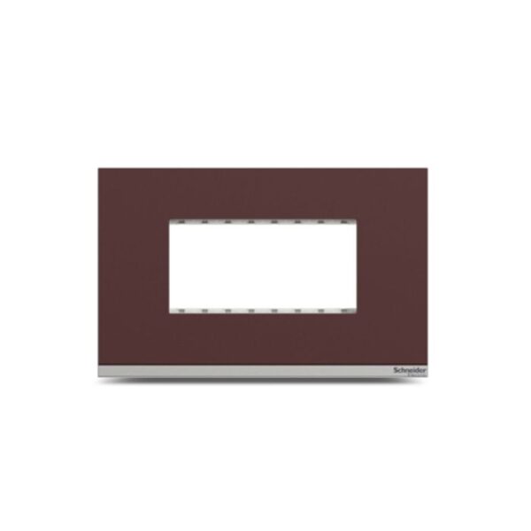 UNSCP4M_CD | Unica Pure-4M Plastic Surround & Gridplate, Cd - Schneider Electric