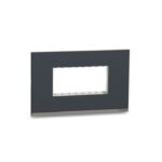UNSCP4M_GY | Unica Pure-4M Plastic Surround & Gridplate, Gy - Schneider Electric