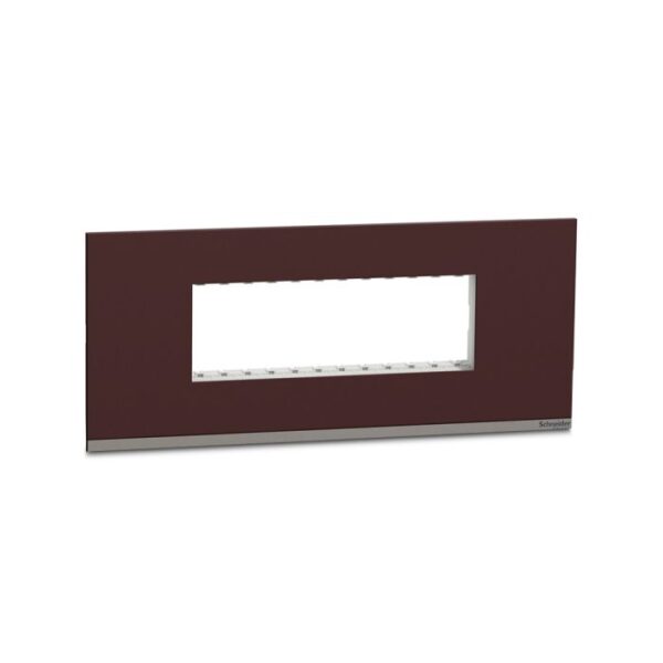 UNSCP6M_CD | Unica Pure-6M Plastic Surround & Gridplate, Cd - Schneider Electric
