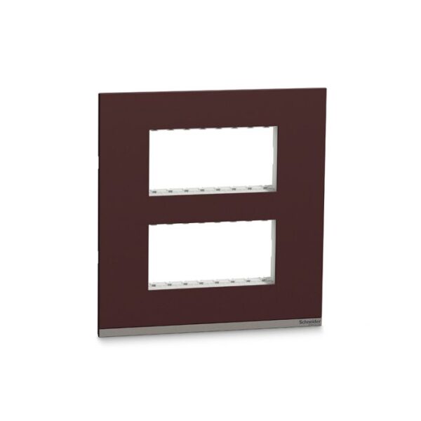 UNSCP8MSQ_CD | Unica Pure-8M Plastic Surround & Gridplate, Sq, Cd - Schneider Electric