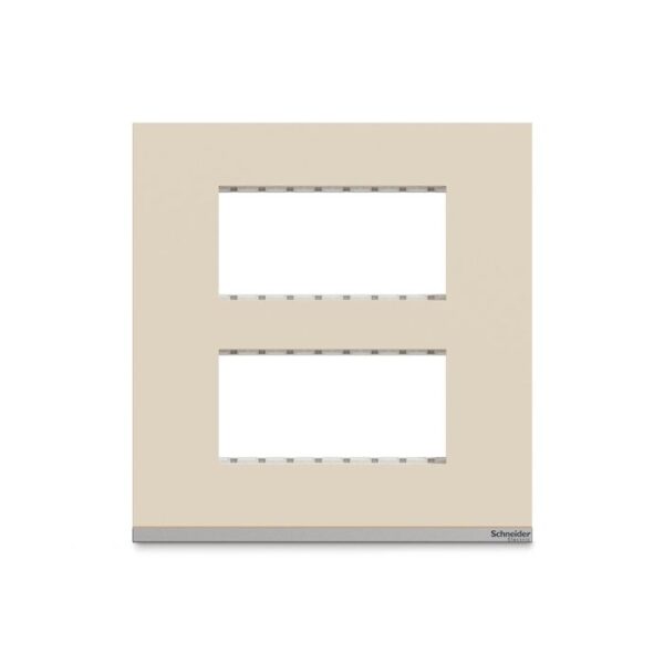 UNSCP8MSQ_CL | Unica Pure-8M Plastic Surround & Gridplate, Sq, Cl - Schneider Electric