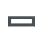 UNSCP9M_GY | Unica Pure-9M Plastic Surround & Gridplate, Gy - Schneider Electric