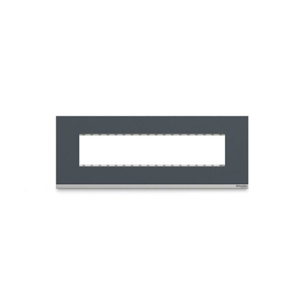 UNSCP9M_GY | Unica Pure-9M Plastic Surround & Gridplate, Gy - Schneider Electric