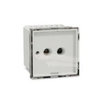UNSEMERGENCY2M_WE | Unica Pure Emergency Light Module, White-Schneider Electric - Schneider Electric