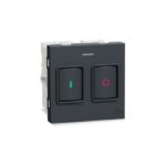 UNSMTSTART2M_GY | Unica Pure-Motor Starter, Grey - Schneider Electric