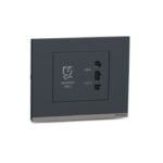 UNSSHAVER_GY | Unica Pure-Shaver Socket, Grey - Schneider Electric