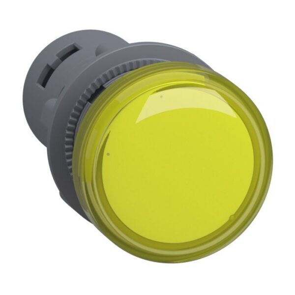 XA2EVMD8LC | Dia 22, Pilot Light, 220V Dc, Yellow - Schneider Electric