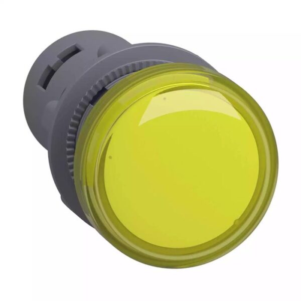 XA2EVEE8LC | 22Mm Pilot Light, 63.5V Ac/Dc, Yellow - Schneider Electric