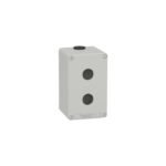 XAPD2502 | Empty Grey 2 Holes Control Box,2 Cut-Outs 22Mm, 80 X 130 X 77, Ul Culus - Schneider Electric
