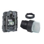 XB5AK121M1N | white illuminated selector switch Ø22 mm - 220V AC - Schneider Electric