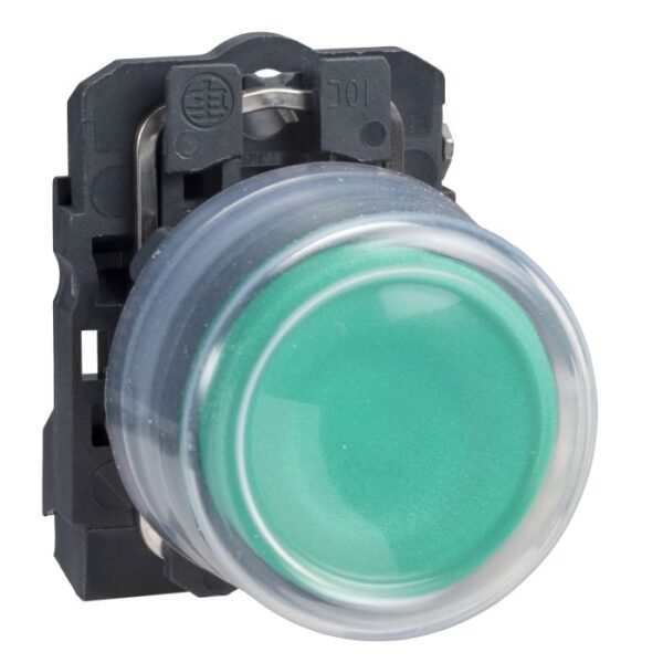 XB5AP31N | white projecting complete booted pushbutton Ø22 spring return unmarked - Schneider Electric
