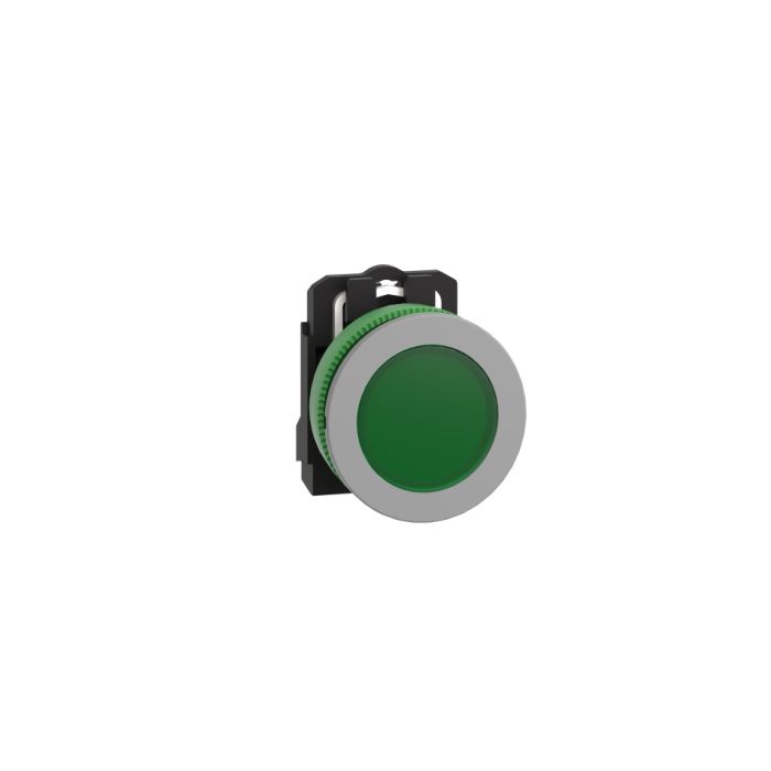 xb5fvb3c0_main_2023_web.jpg XB5FVB3C0 | FLUSH complete Pilot light 24V Green - Schneider Electric - Image 1