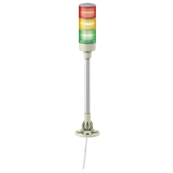 XVGB3SM | Tower Light - RAG - 24V - LED - W.Buzzer - Tube mounting with foldable bracket - Schneider Electric