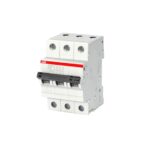 1SYS273012R0634 | MCB, SB200M - 63A 3P (TP) C Curve 10kA - ABB