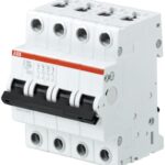 2CDS254001R0804 | S204-C80 MCB C-Char., 6kA, 80A, 4P - ABB