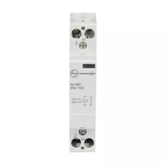 aumc1002501_modular_contactor_25a_1no_front_1 AU Modular Contactor 25A 2NO Lauritz Knudsen (L&T) - AUMC2002501 - Image 1