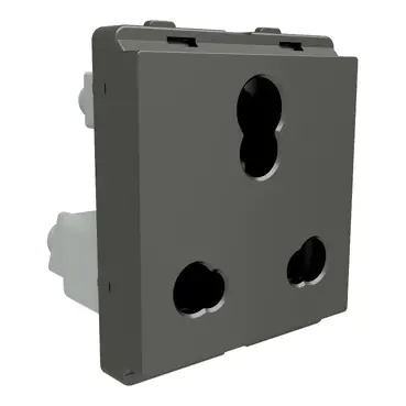 P2106_PG_N P2106_PG_N | 10A_16A 3pin sokt with shutter,PG - Schneider Electric - Image 1