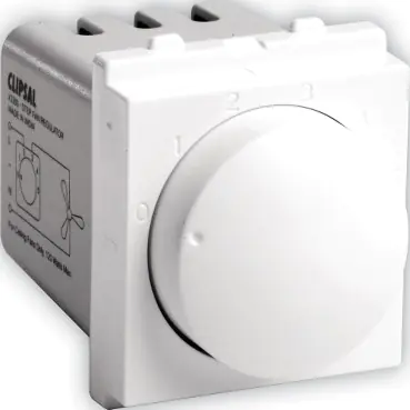 X3100WH | Step type Fan Regulator 1M - White - Schneider Electric - Image 1