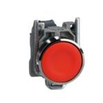 XB4BA42 | PB metal red flush unmark 1NC - Schneider Electric