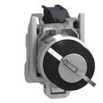 XB4BG41 | SS metal black key455 2pos stay put 1NO - Schneider Electric