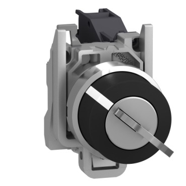 XB4BG41 XB4BG41 | SS metal black key455 2pos stay put 1NO - Schneider Electric - Image 1