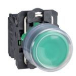 XB5AP31 | PB green project boot unmark 1NO - Schneider Electric