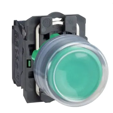 XB5AP31 | PB green project boot unmark 1NO - Schneider Electric - Image 1