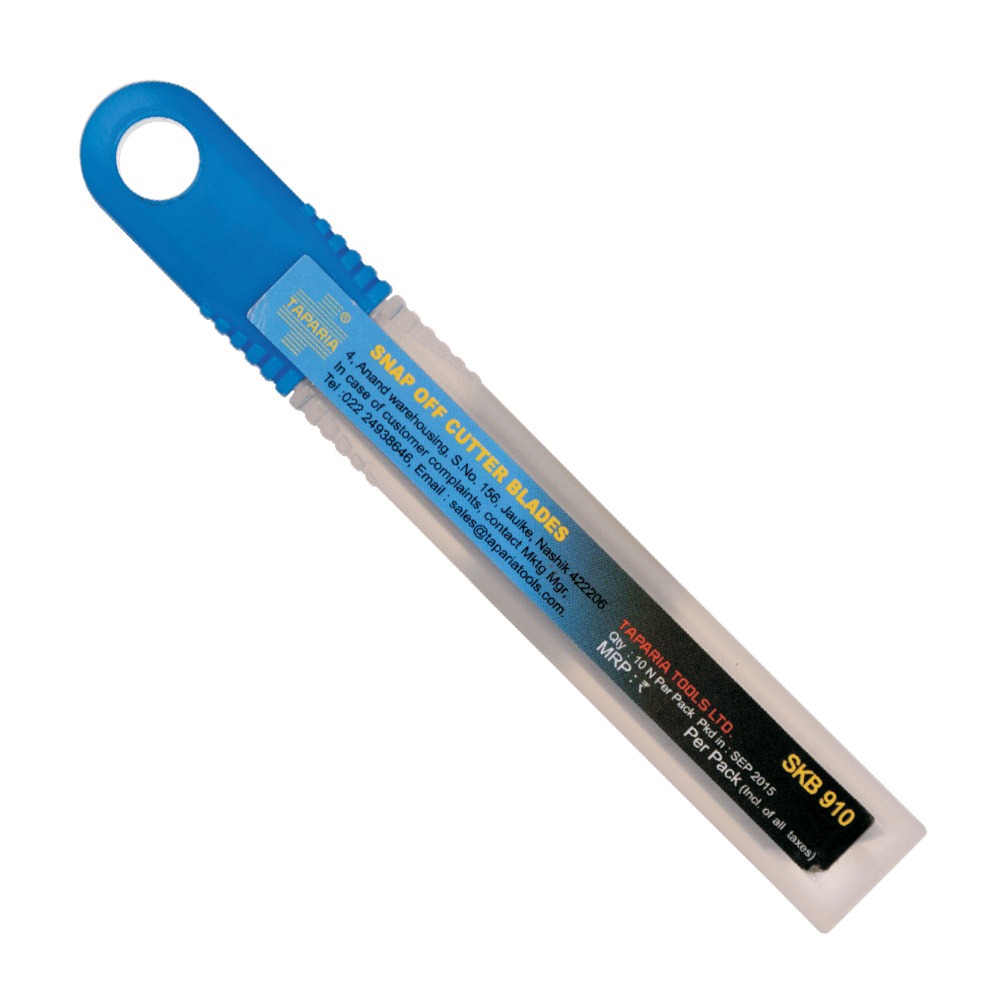 product030619121729PM26g-skb910-v1.jpg Taparia 9 mm Snap Off Cutter Blades, SKB 910 - Image 1