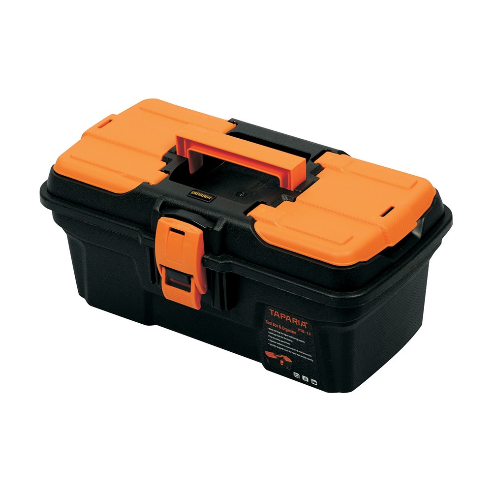 product030619123007PM30b-ptb13-v1.jpg Taparia 13 Inch Plastic Tool Box With Organizer, PTB 13 - Image 1