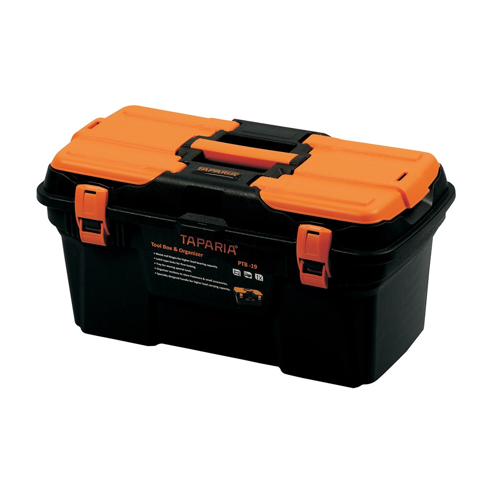 product030619123121PM30b-ptb19-v1.jpg Taparia 19 Inch Plastic Tool Box With Organizer, PTB 19 - Image 1