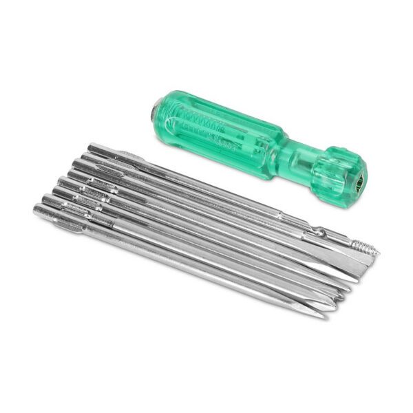 Taparia 8 Pcs Screw Driver Set with Neon Bulbs, 831