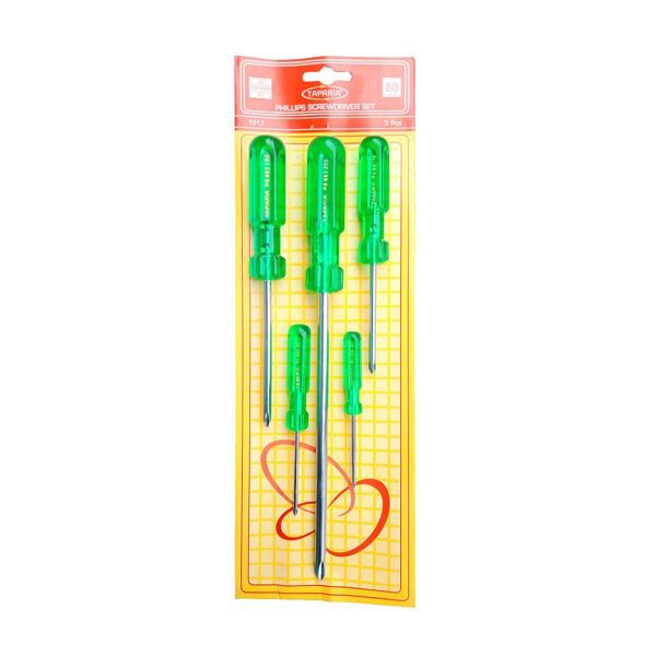 Taparia 5 Pcs Screw Driver Kit (Blister Packaging), 1017