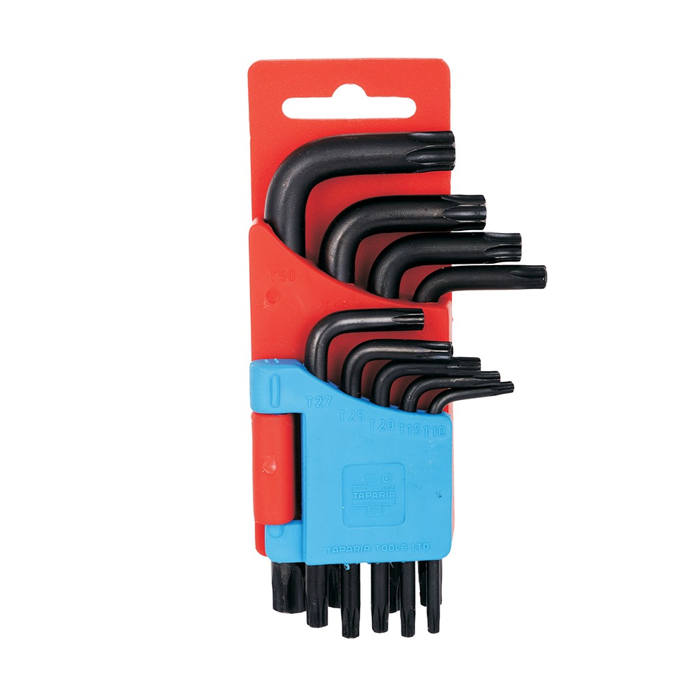 product040619132503PM29r-kth9s-v1.jpg Taparia 9 Pcs (T10 - T50) Torx Key Sets, KTH 9S - Image 1